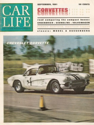 CAR LIFE 1961 SEPT - VETTE SPECIAL, OLDFIELD, X-161, NEW BRITISH SPORTSCARS